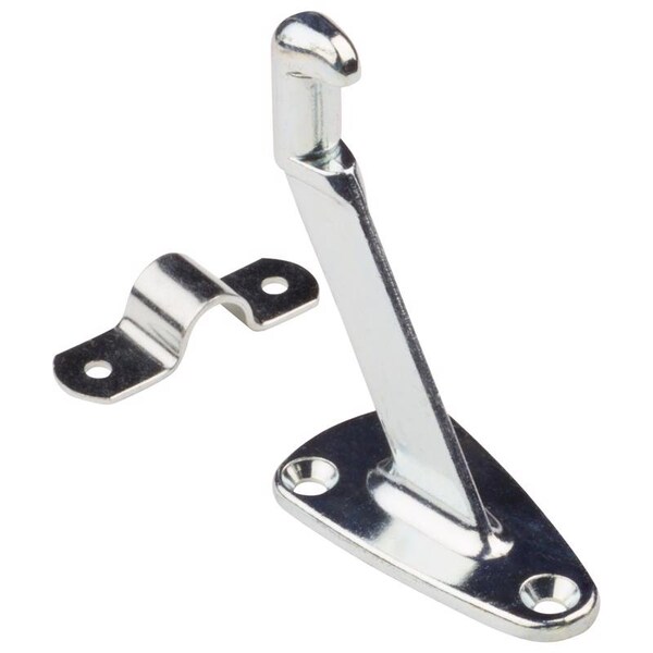 National Hardware National Hardware Silver Zinc Die Cast w/Steel Strap Handrail Bracket 2.13 in. L 250 lb N112-862 - main